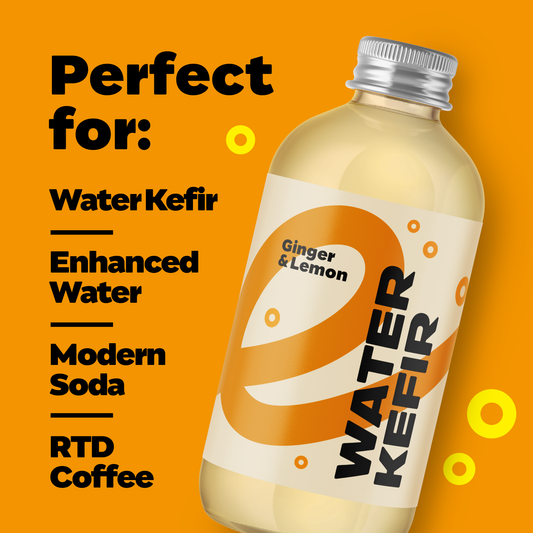 20 Litres Pasteurised Manna-FIR - Premium Fermented Water Kefir - Makes 400 Litres