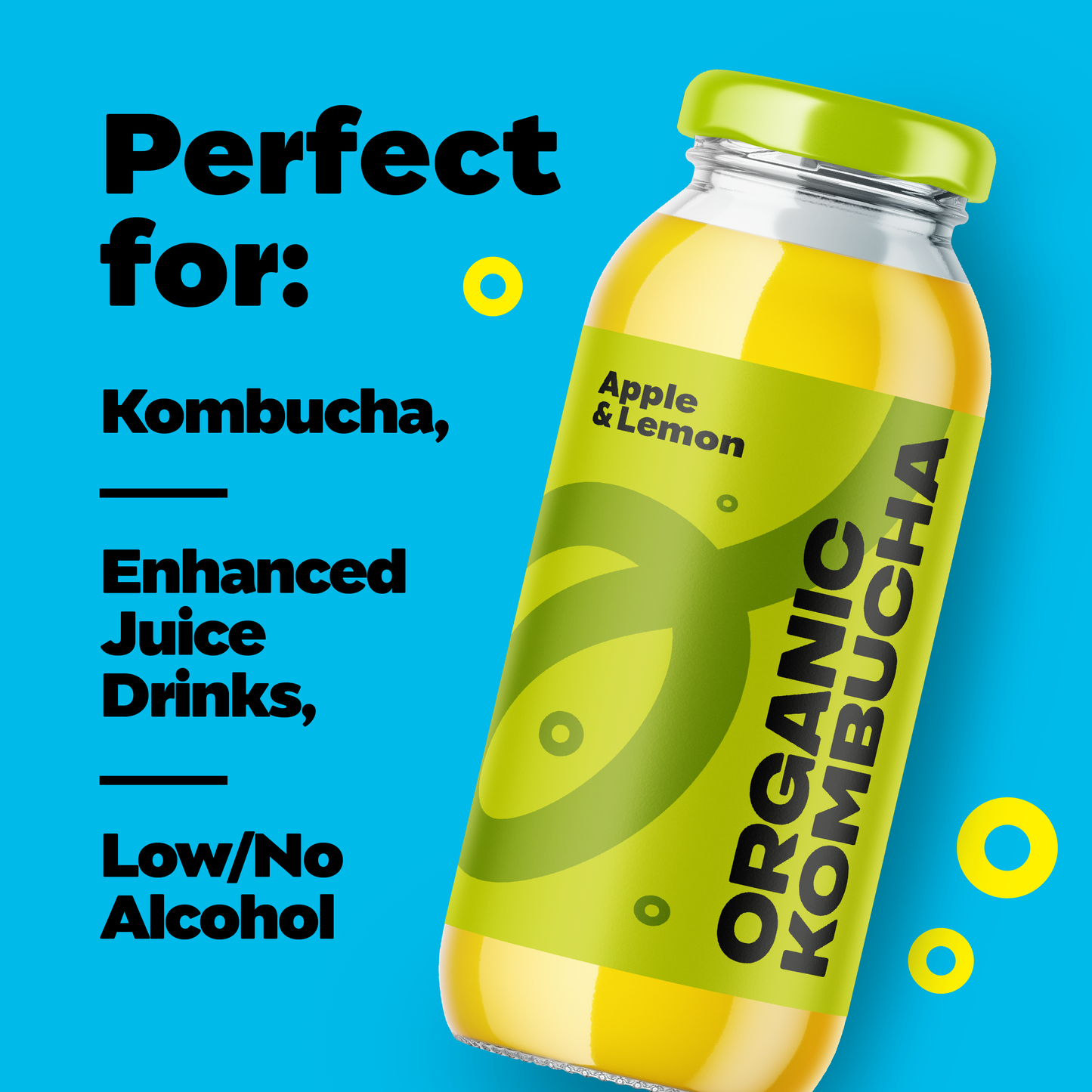 20 Litre Pasteurised Manna-K - Green Tea Kombucha – Makes 400 Litres